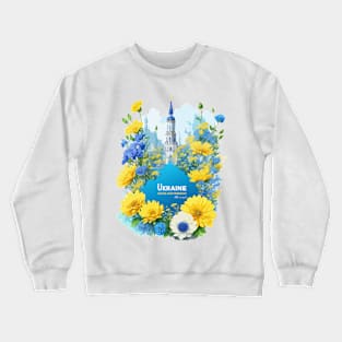 Ukraine Fights for Peace and Freedom Crewneck Sweatshirt